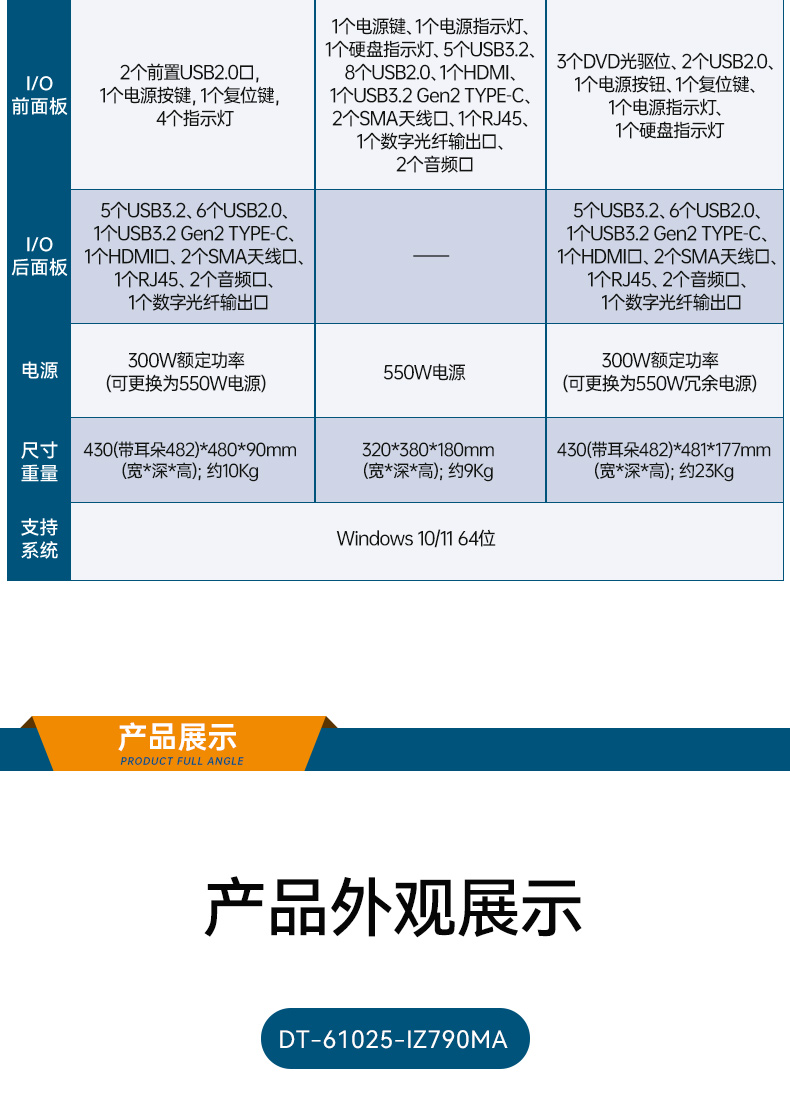 2U上架式工控機(jī),酷睿12代高性能處理器計算機(jī),DT-61025-IZ790MA.jpg